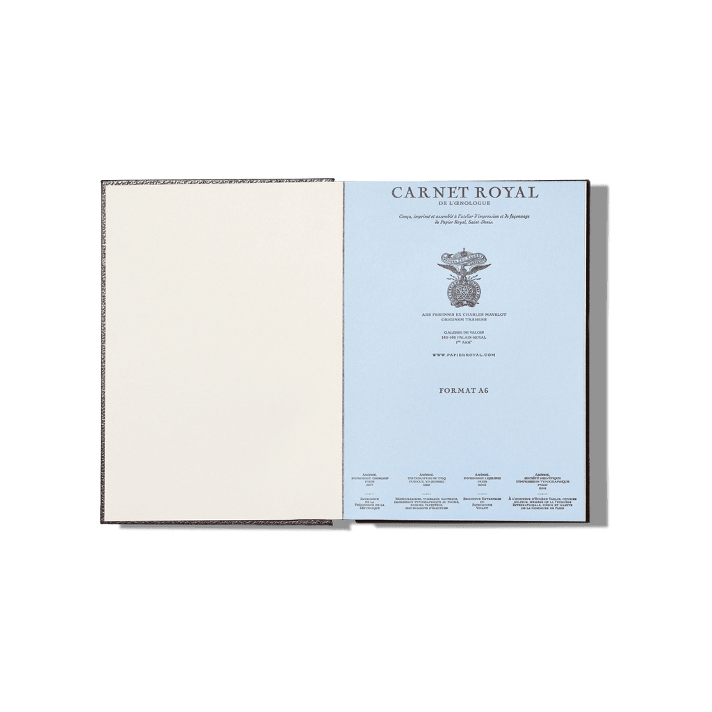 Papier Royal - Winetasting notebook - Papier Royal