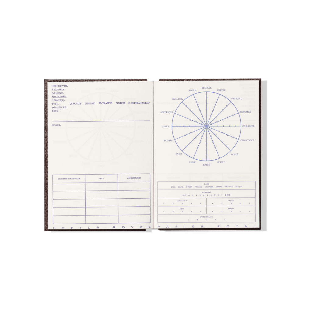 Papier Royal - Winetasting notebook - Papier Royal