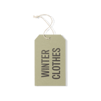Papier Royal - "Winter Clothes" Hang Tag - Papier Royal