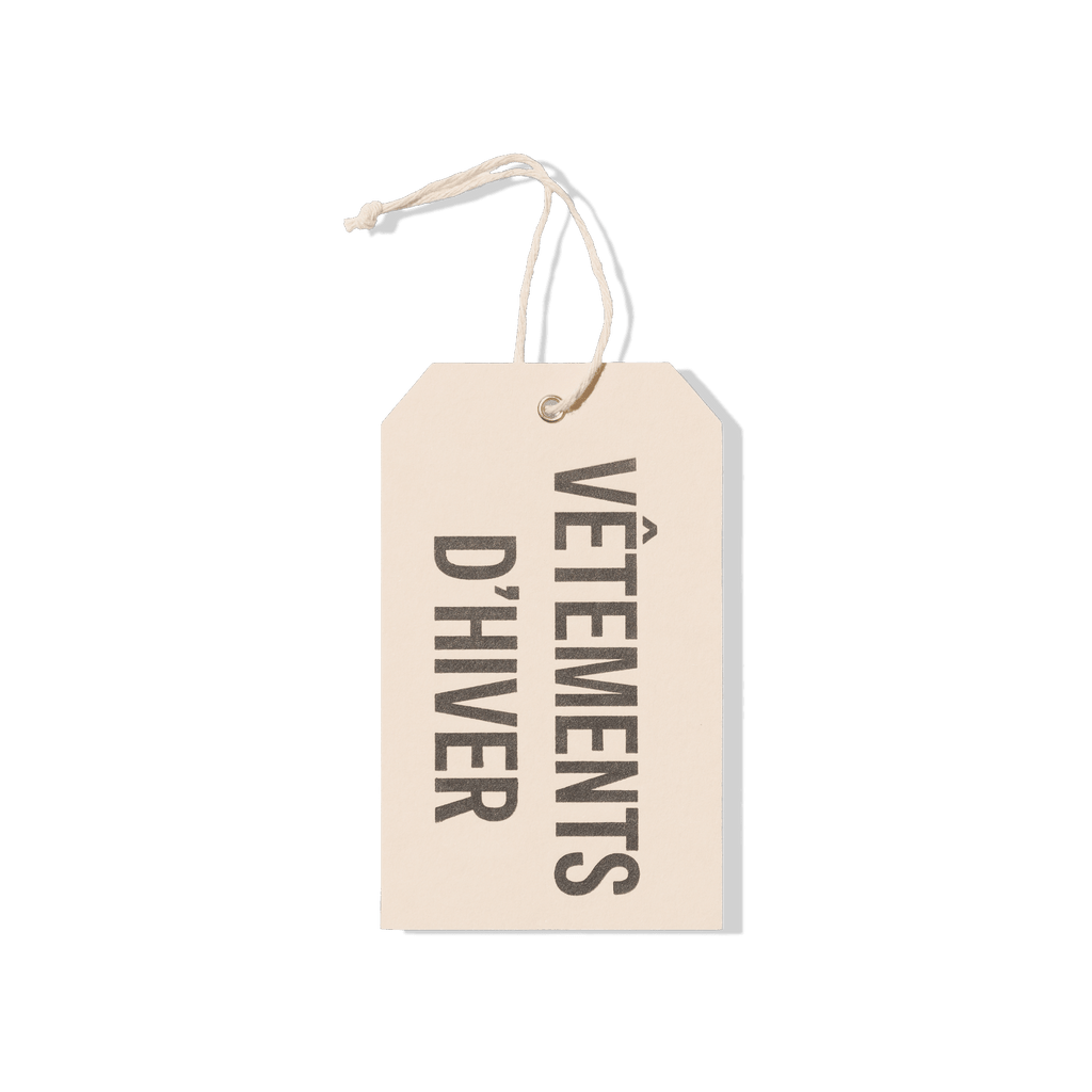 Papier Royal - "Winter Clothes" Hang Tag - Papier Royal
