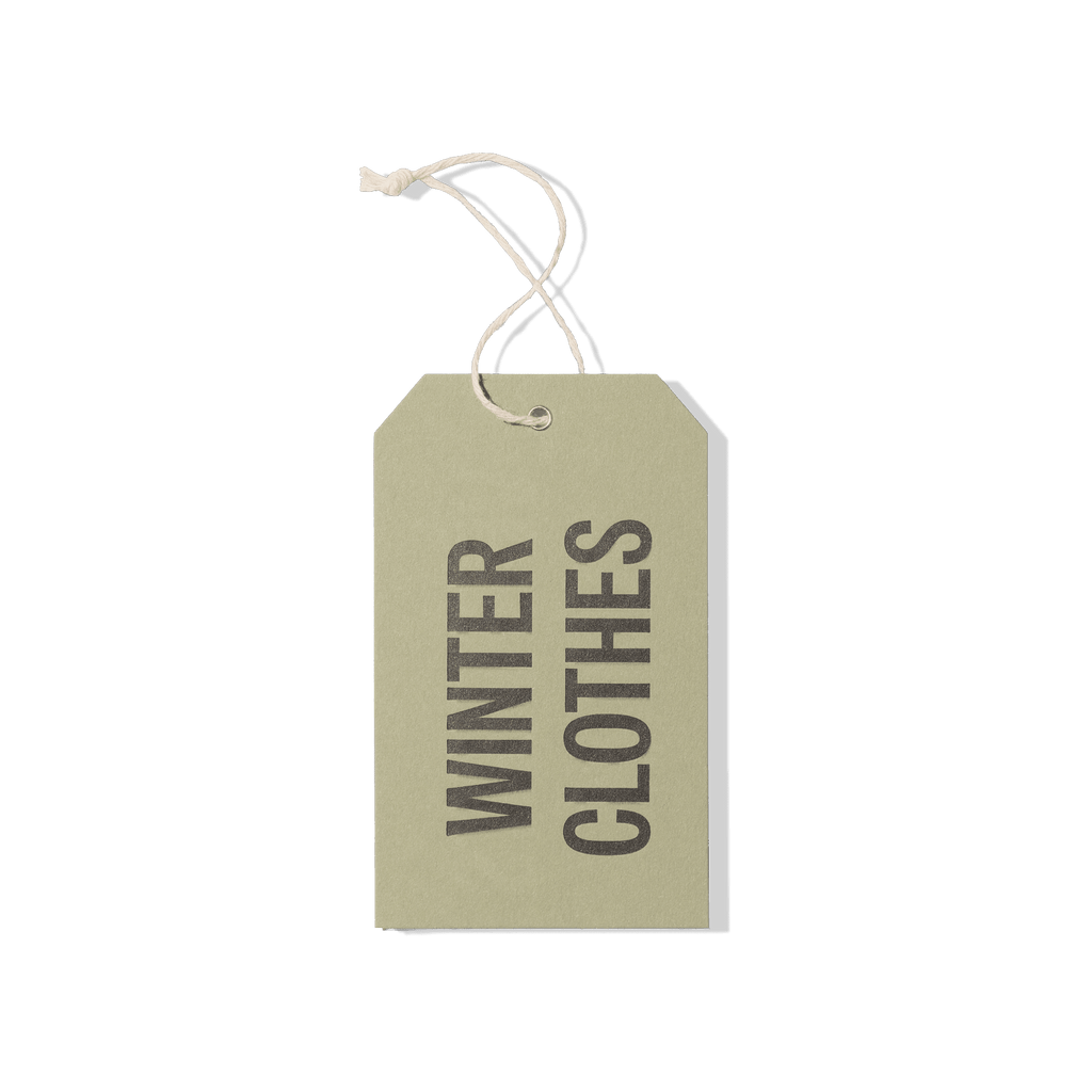 Papier Royal - "Winter Clothes" Hang Tag - Papier Royal