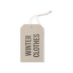 Papier Royal - "Winter Clothes" Hang Tag - Papier Royal