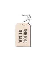 Papier Royal - "Winter Clothes" Hang Tag - Papier Royal