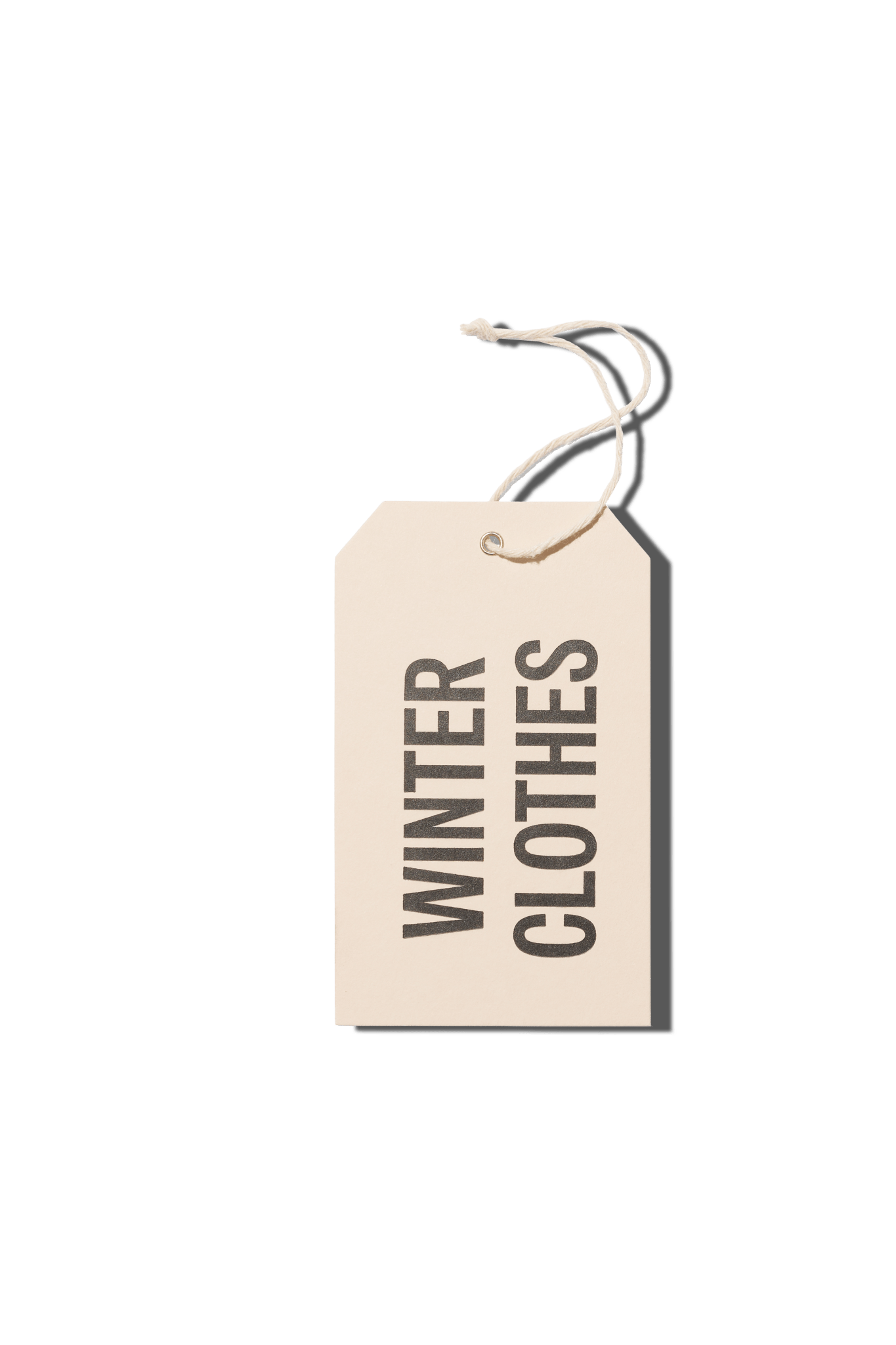 Papier Royal - "Winter Clothes" Hang Tag - Papier Royal