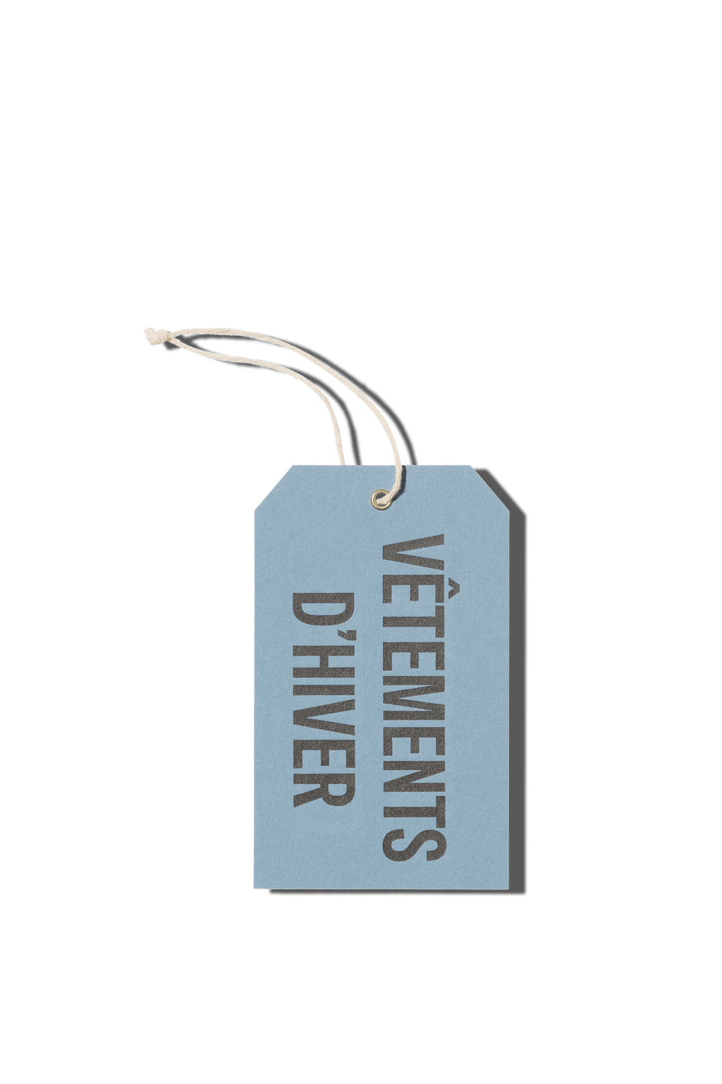 Papier Royal - "Winter Clothes" Hang Tag - Papier Royal