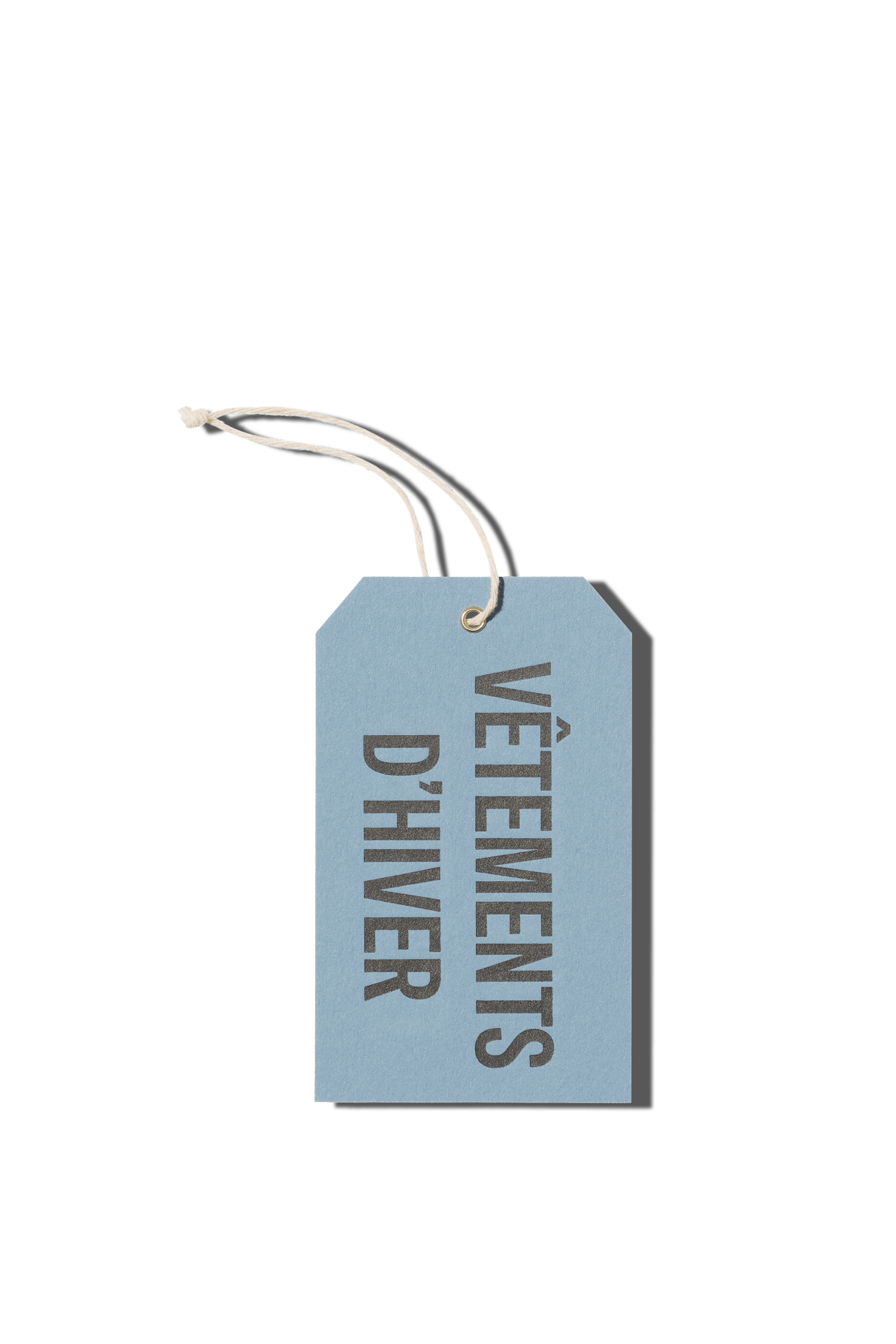 Papier Royal - "Winter Clothes" Hang Tag - Papier Royal