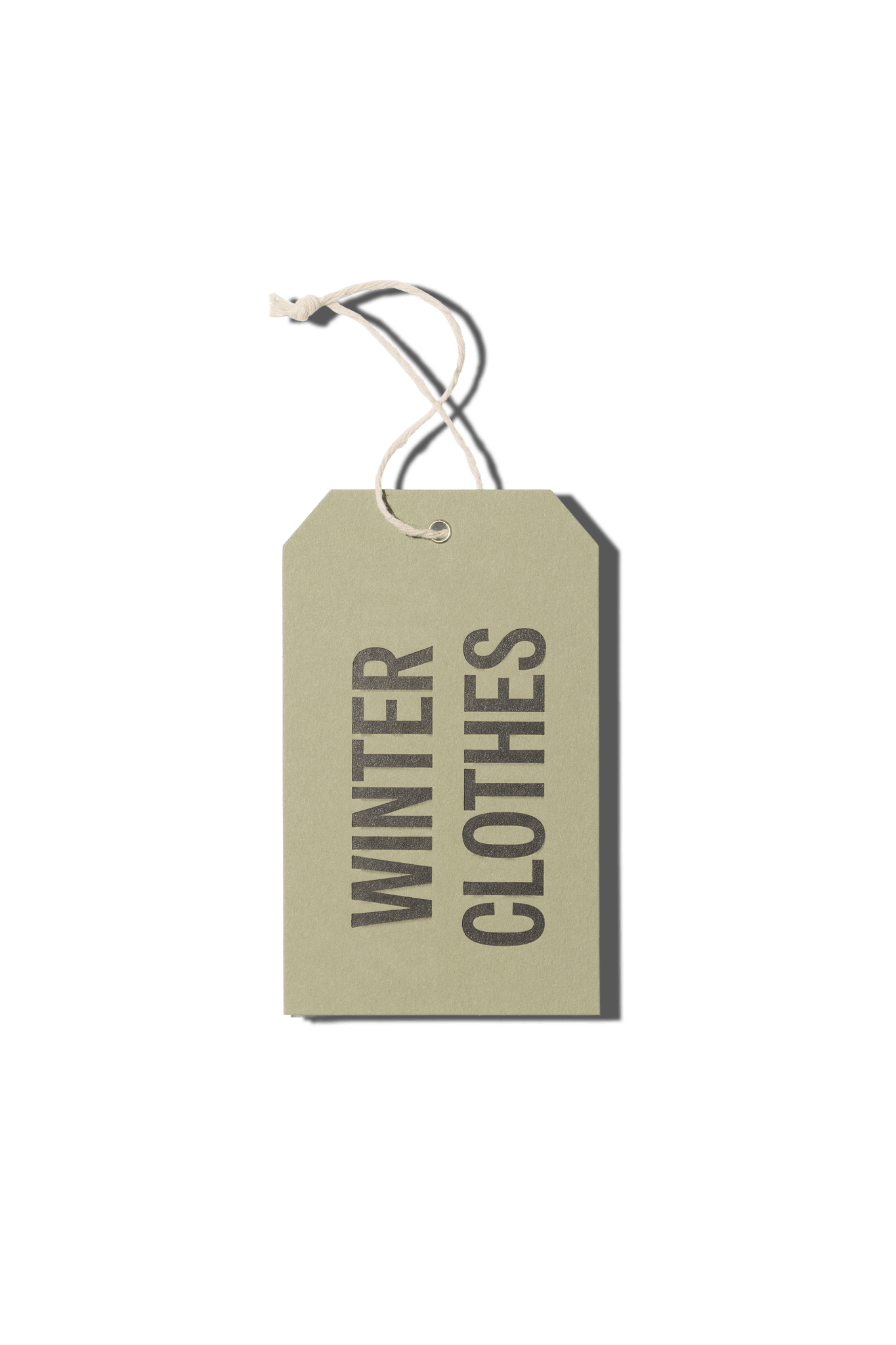 Papier Royal - "Winter Clothes" Hang Tag - Papier Royal