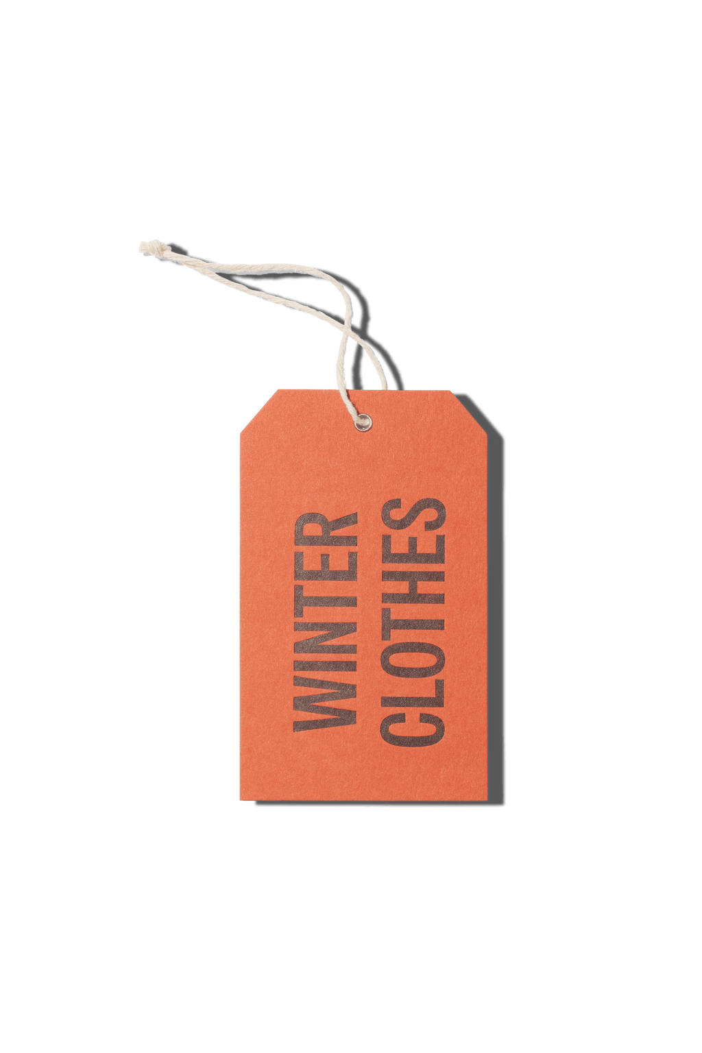 Papier Royal - "Winter Clothes" Hang Tag - Papier Royal
