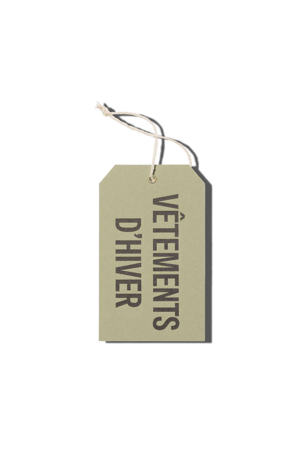 Papier Royal - "Winter Clothes" Hang Tag - Papier Royal