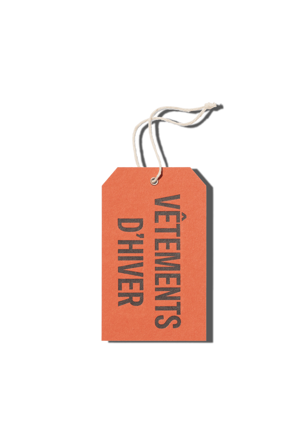 Papier Royal - "Winter Clothes" Hang Tag - Papier Royal
