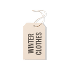 Papier Royal - "Winter Clothes" Hang Tag - Papier Royal