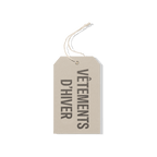 Papier Royal - "Winter Clothes" Hang Tag - Papier Royal