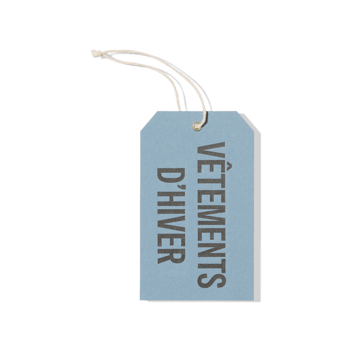 Papier Royal - "Winter Clothes" Hang Tag - Papier Royal