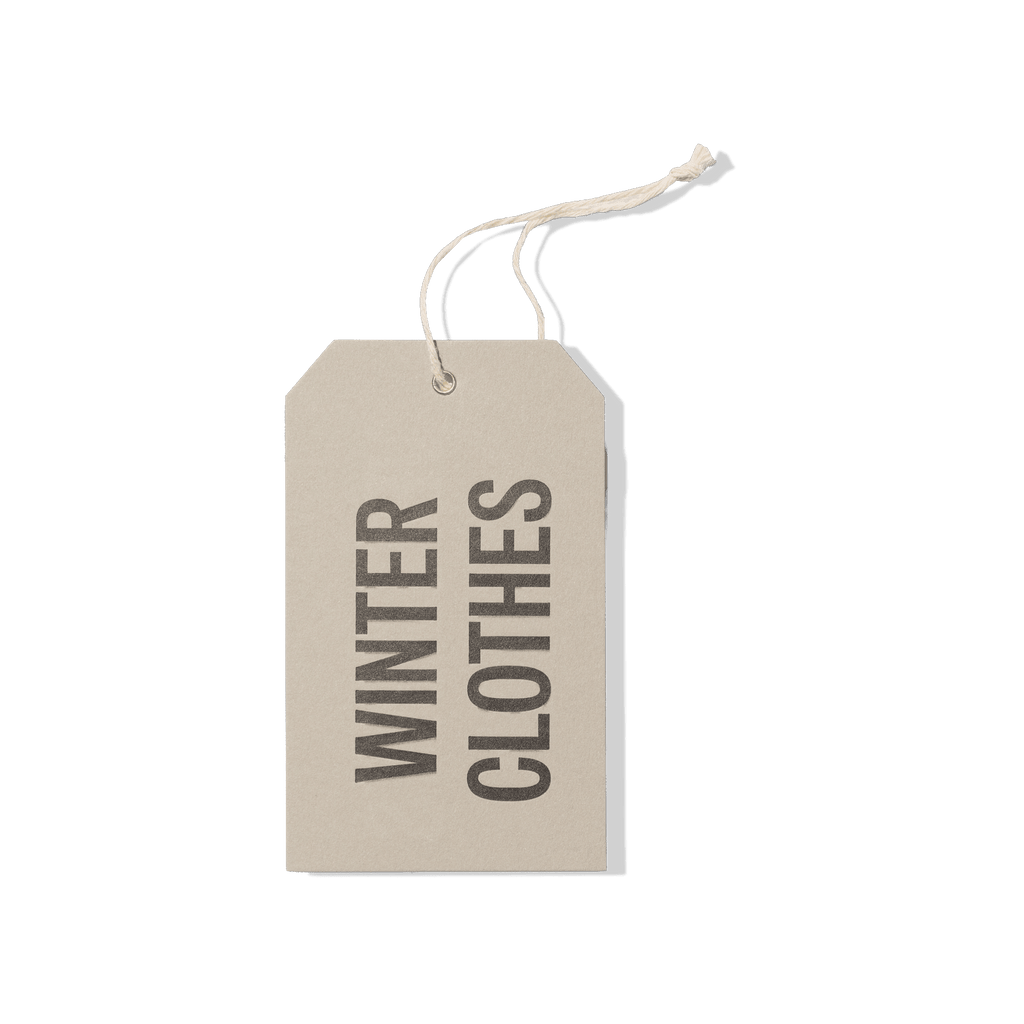 Papier Royal - "Winter Clothes" Hang Tag - Papier Royal