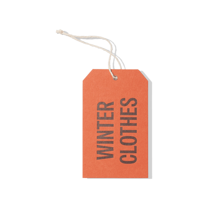 Papier Royal - "Winter Clothes" Hang Tag - Papier Royal