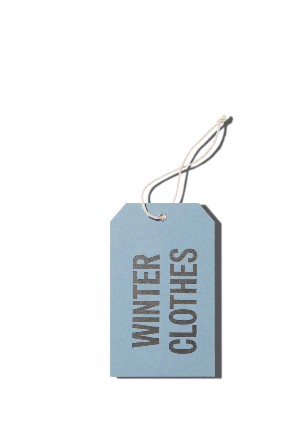 Papier Royal - "Winter Clothes" Hang Tag - Papier Royal