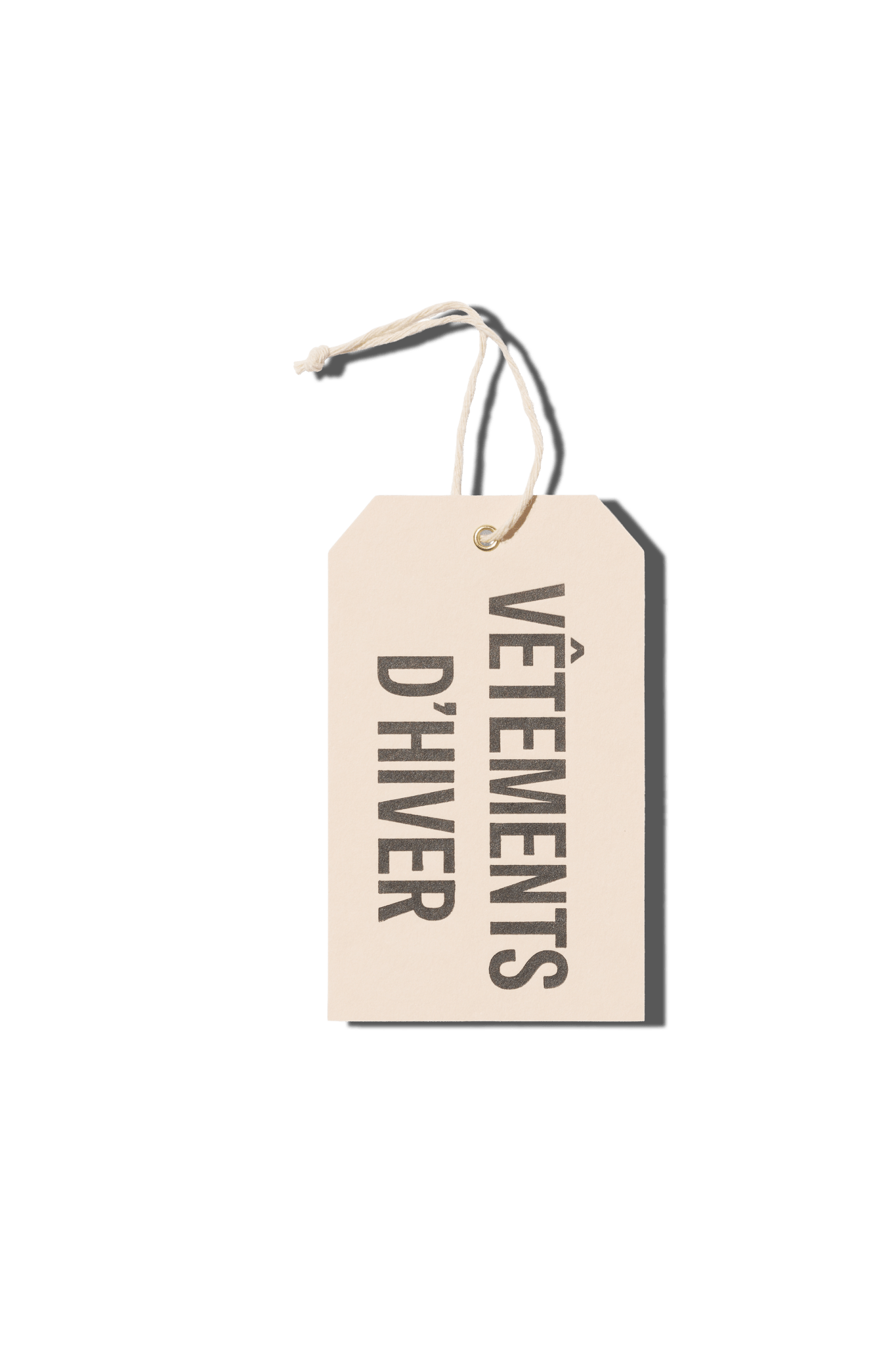 Papier Royal - "Winter Clothes" Hang Tag - Papier Royal