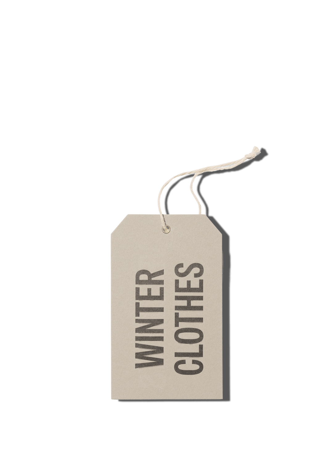 Papier Royal - "Winter Clothes" Hang Tag - Papier Royal