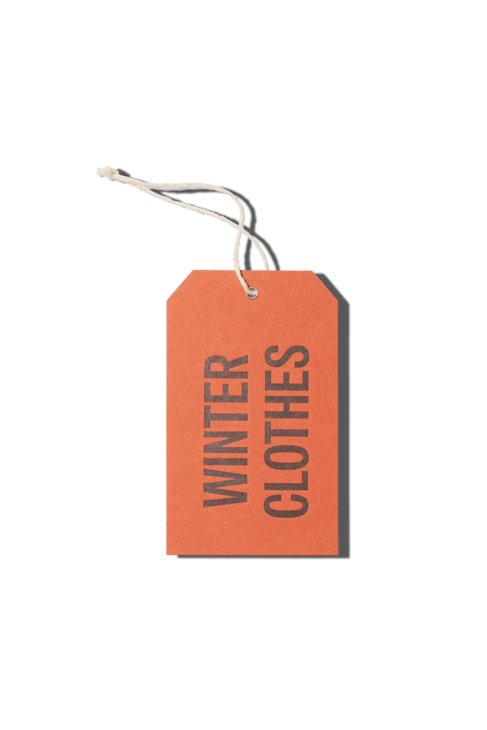 Papier Royal - "Winter Clothes" Hang Tag - Papier Royal