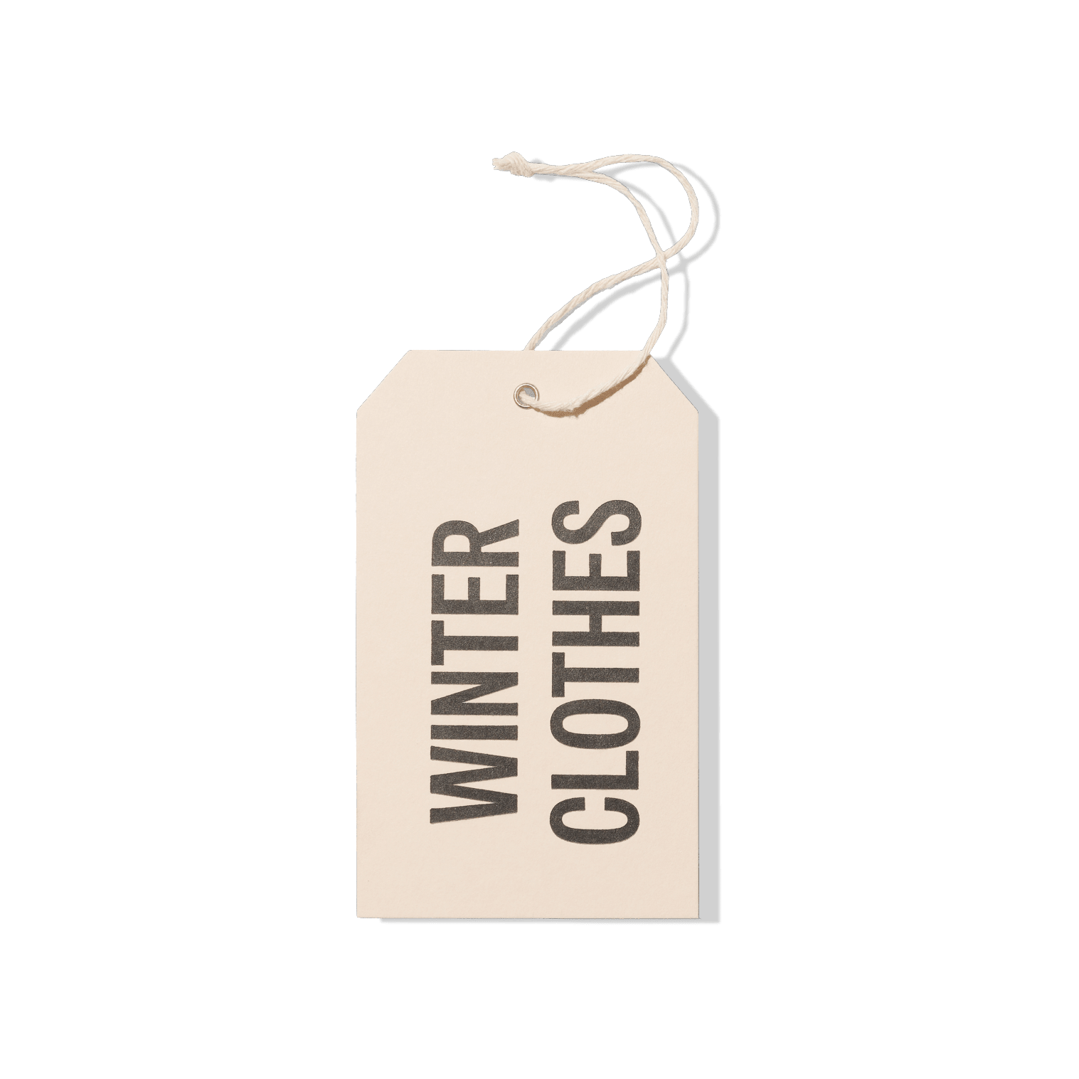 Papier Royal - "Winter Clothes" Hang Tag - Papier Royal