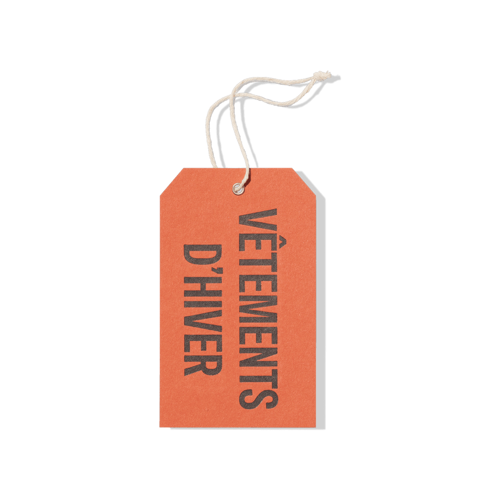 Papier Royal - "Winter Clothes" Hang Tag - Papier Royal