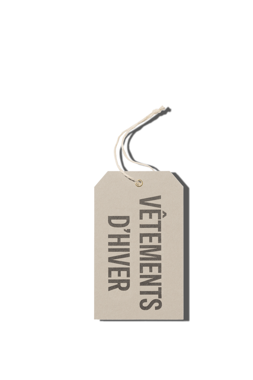 Papier Royal - "Winter Clothes" Hang Tag - Papier Royal