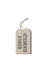 Papier Royal - "Winter Clothes" Hang Tag - Papier Royal