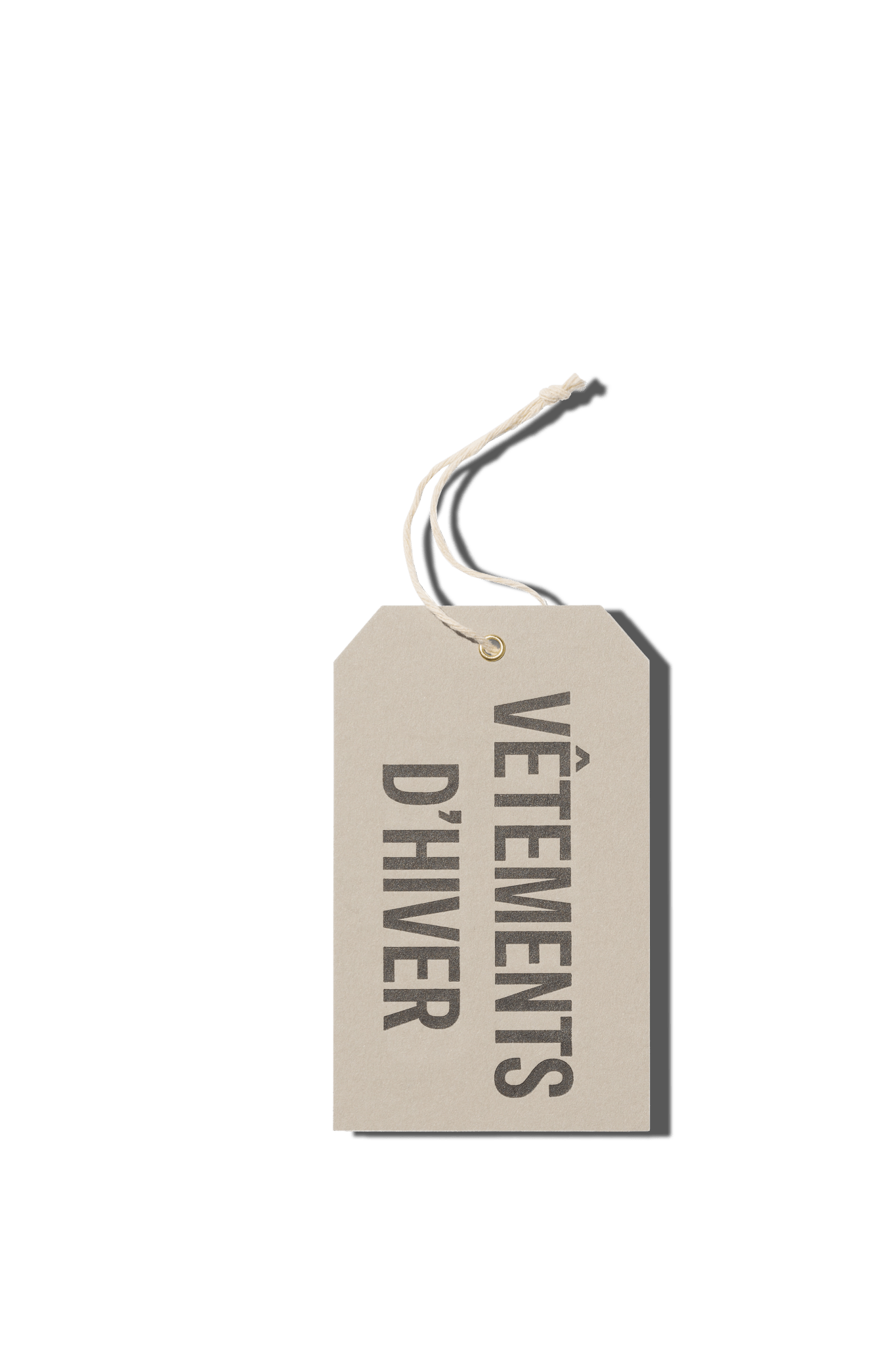 Papier Royal - "Winter Clothes" Hang Tag - Papier Royal