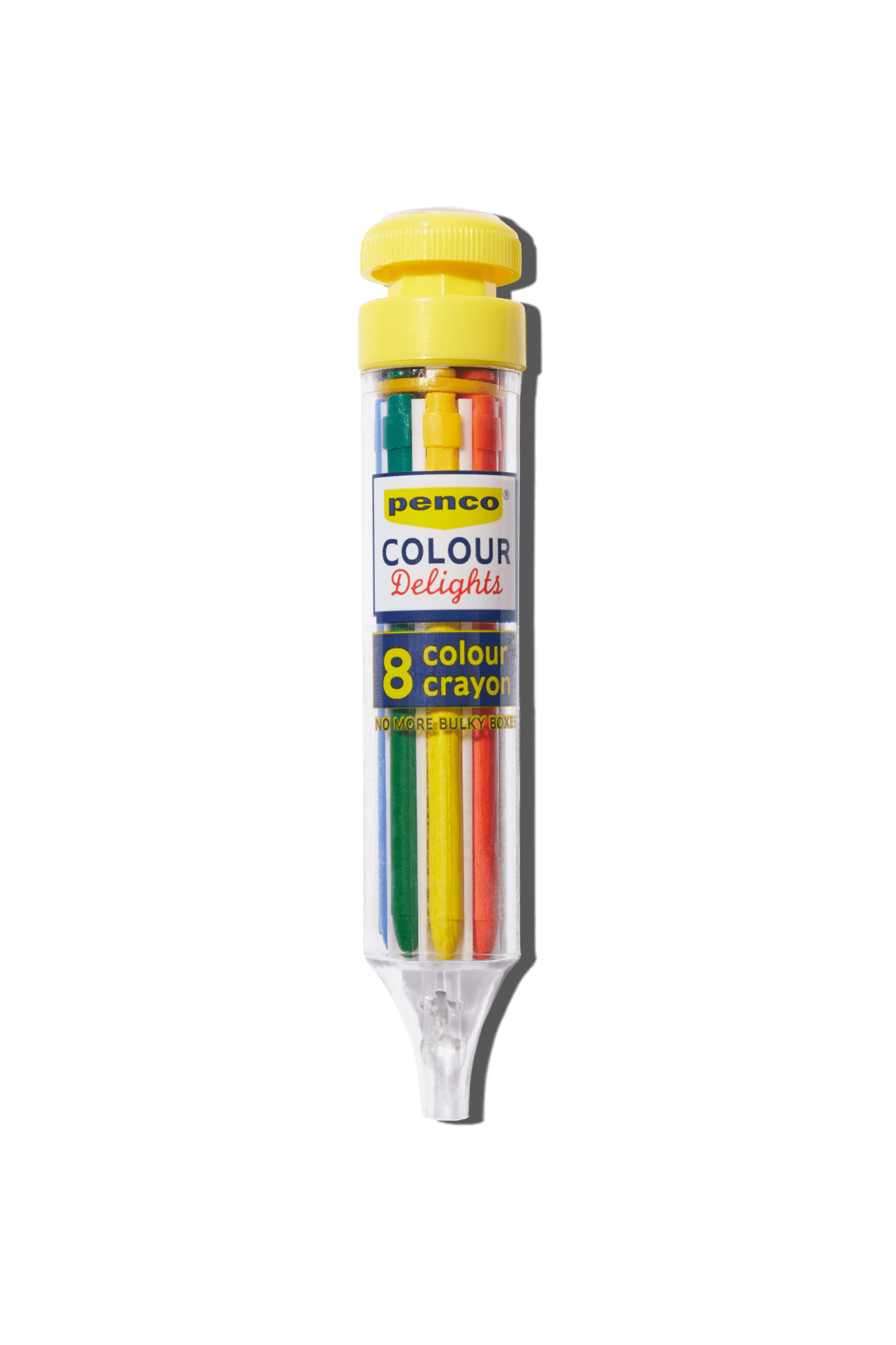 Penco - Penco 8 Colour Crayon Set Yellow - Papier Royal