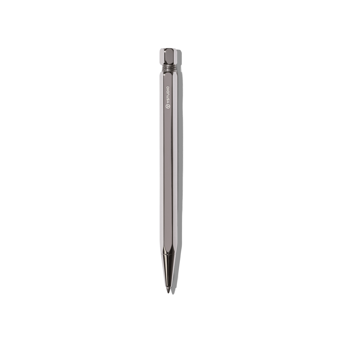 ystudio - ystudio Classic Revolve Ballpoint Pen Limited Shiny Silver - Papier Royal