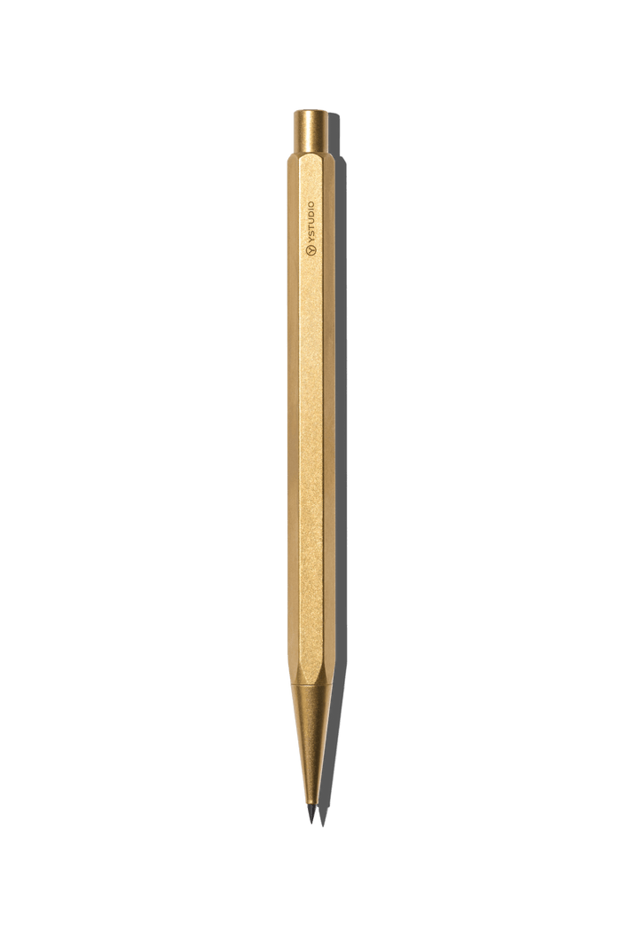 ystudio - ystudio Classic Revolve Sketching Pencil Brass - Papier Royal